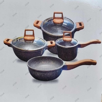 Kiam 7 Pcs Die-Casting Aluminum Cookware Set
