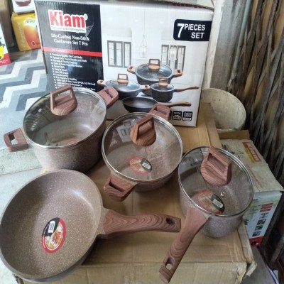 Kiam 7 Pcs Die-Casting Aluminum Cookware Set