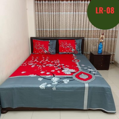 ১০০% কটন প্যানেল বেডশীট - 08