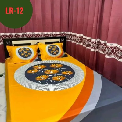 ১০০% কটন প্যানেল বেডশীট - 12