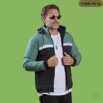 Men’s Insulated Zipper Hoodie Jackets US Polo(PEST)-PL 01