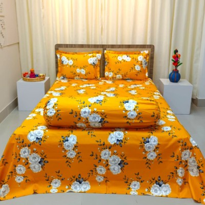 Luxury Twill Cotton Bedsheet King Size ( 4 pcs set) -BR-4