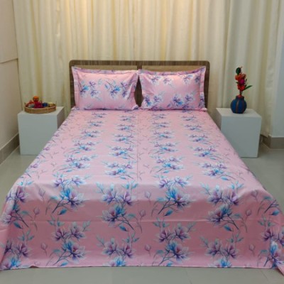 Luxury Twill Cotton Bedsheet King Size ( 3 pcs set)-BR-05