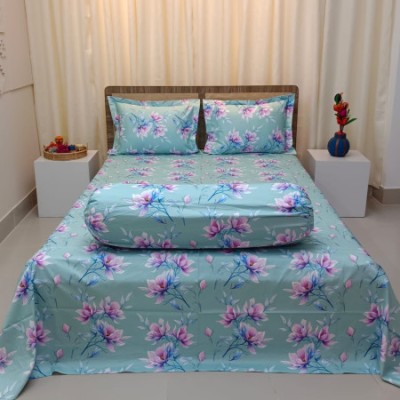 Luxury Twill Cotton Bedsheet King Size ( 4 pcs set)-BR-08