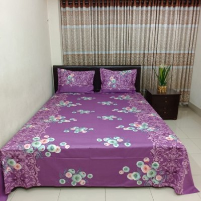 Primium Cotton Bedsheet King Size ( 3 pcs set)-BR-11