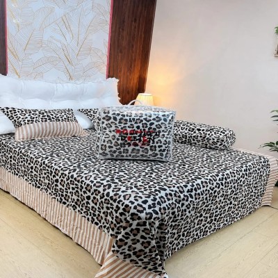 5 Pecs King Size Luxury Couple Comforter Set - 202
