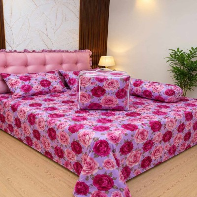5 Pecs King Size Luxury Couple Comforter Set - 205