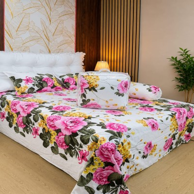 5 Pecs King Size Luxury Couple Comforter Set - 208