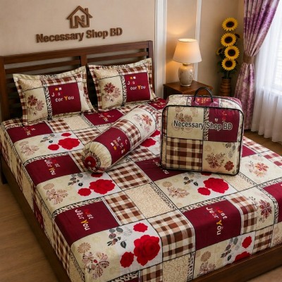 5 Pecs King Size Luxury Couple Comforter Set - 211