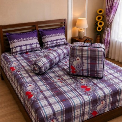 5 Pecs King Size Luxury Couple Comforter Set - 213