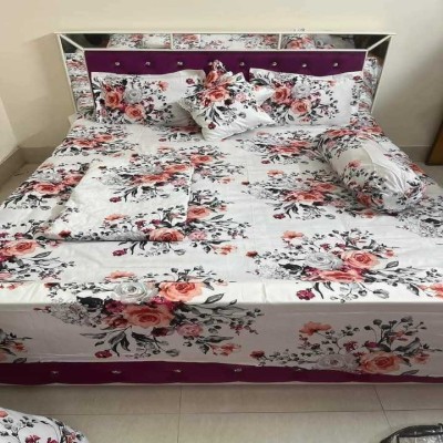 5 Pecs King Size Luxury Couple Comforter Set - 214
