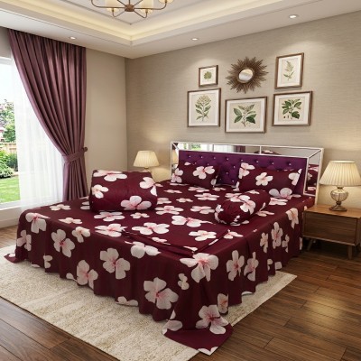 5 Pecs King Size Luxury Couple Comforter Set - 220