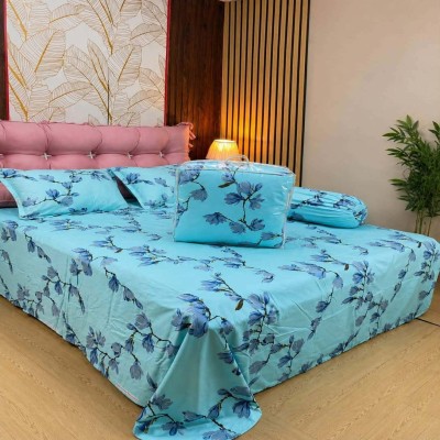 5 Pecs King Size Luxury Couple Comforter Set - 223