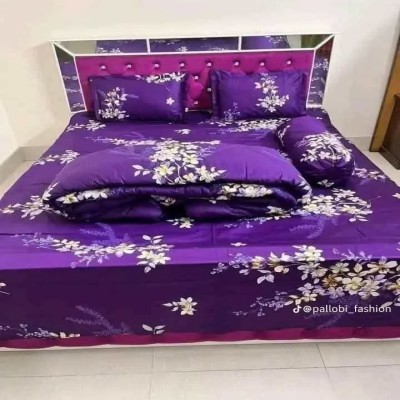 5 Pecs King Size Luxury Couple Comforter Set - 224